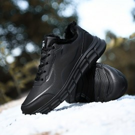 Women's Non-slip And Wear-resistant Thickened Snow Shoes, Lightweight Winter Warm Ankle Shoes