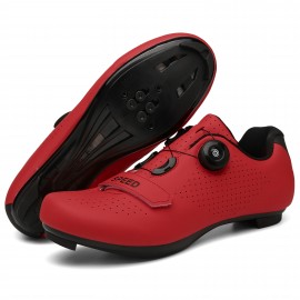 Mens Ventilated Racing Cycling Shoes - Advanced SPD Compatibility for Mountain Bike Adventures - Durable & Perfect for Outdoor Riding