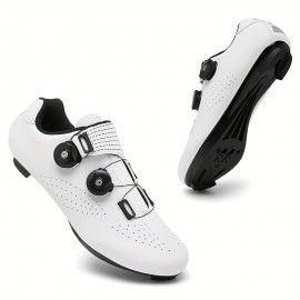 Mens Cycling Shoes - Stylish, SPD Cleat, Non-Slip, Rotary Buckle, Comfy - Perfect for Outdoor Biking, Riding, Climbing, All Seasons Adventures