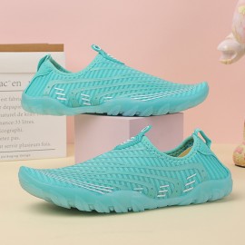 Women's Breathable Quick Drying Summer Beach Wading Shoes, Lightweight Non-slip Yoga Water Shoes