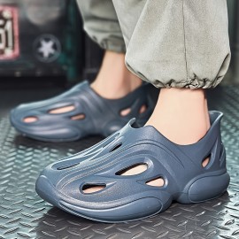 Ultra-Comfortable Solid Colour Slip-On Sandals - Secure-Grip EVA Water Shoes for Mens & Womens Outdoor Adventures - Durable, Stylish & Quick-Dry