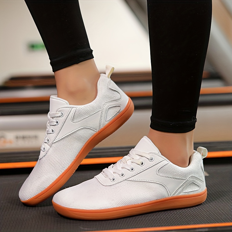 womens indoor fitness training shoes breathable mesh fabric non slip home sports sneakers for treadmill jump rope squats deadlifts details 4