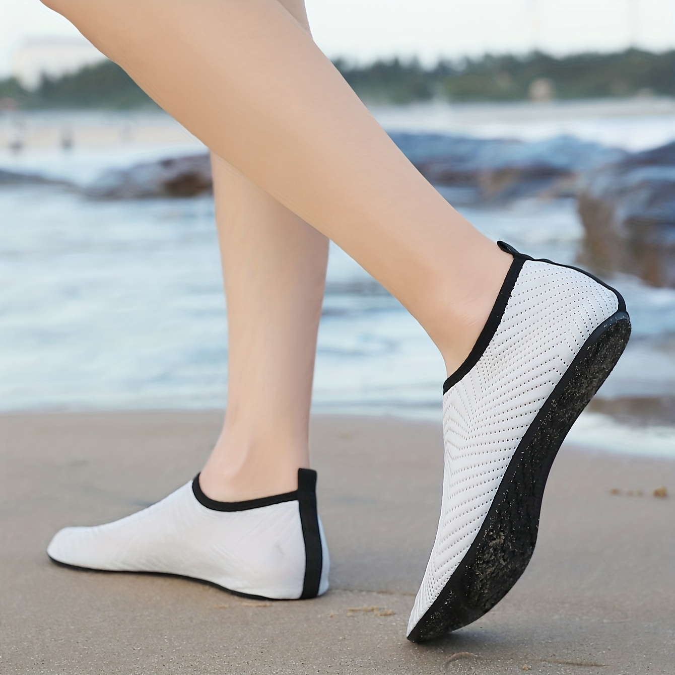 women s water shoes quick drying sporty barefoot beach slip details 3