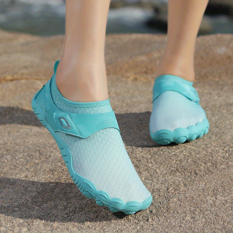 water shoes women s solid quick drying anti slip hook loop details 1