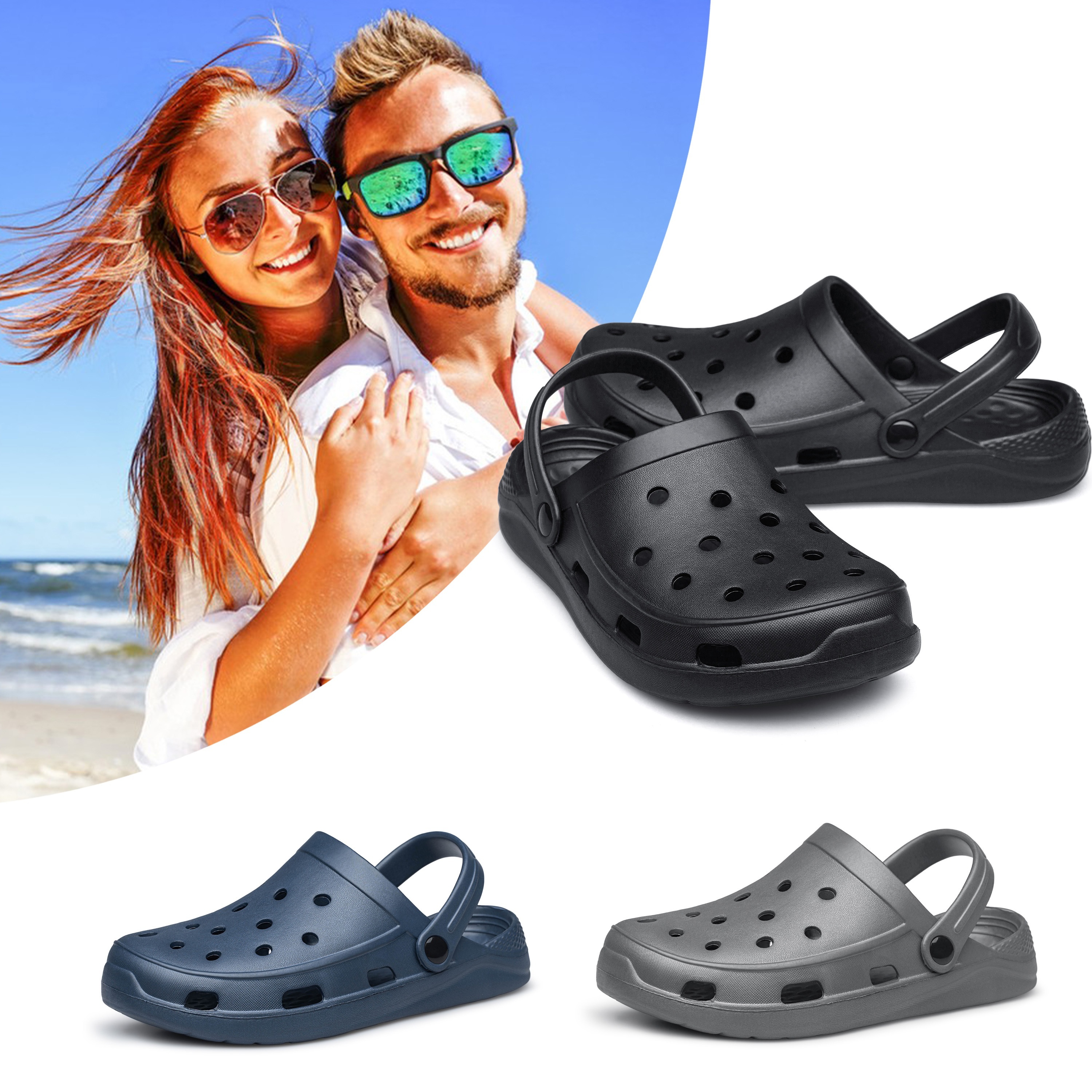 Unisex Garden Clogs Shoes Slippers Comfort Slip On Sandals For Men And Women Men s Shoes Temu details 3