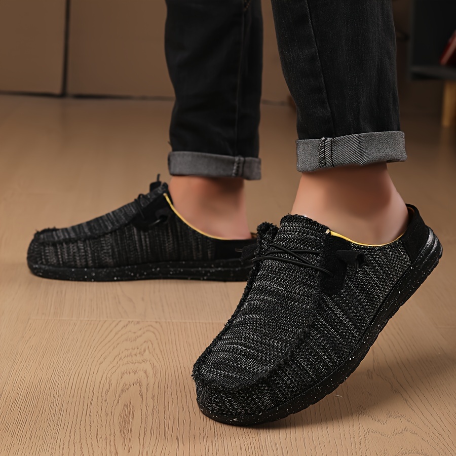 Plus Size Mens Solid Color Hollow Out Breathable Mule Shoes Comfy Non Slip Casual Durable Eva Sole Slippers Mens Footwear Highquality & Affordable Temu details 0