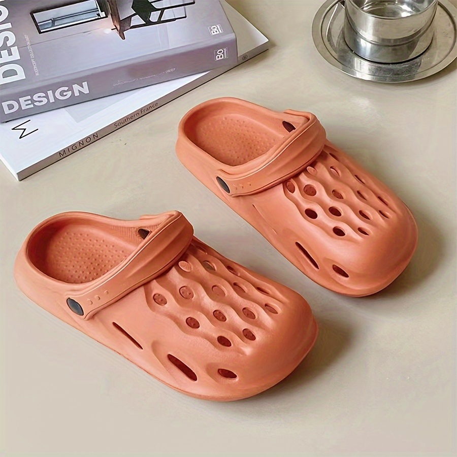 unisex summer clogs fashionable versatile beach sandals with high elasticity casual slip on garden shoes for couples perfect for outdoor drifting seaside available in multiple colors details 14