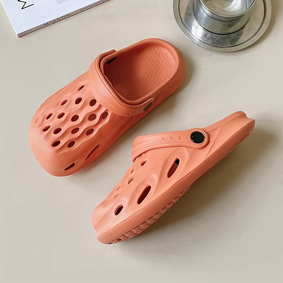 unisex summer clogs fashionable versatile beach sandals with high elasticity casual slip on garden shoes for couples perfect for outdoor drifting seaside available in multiple colors details 16