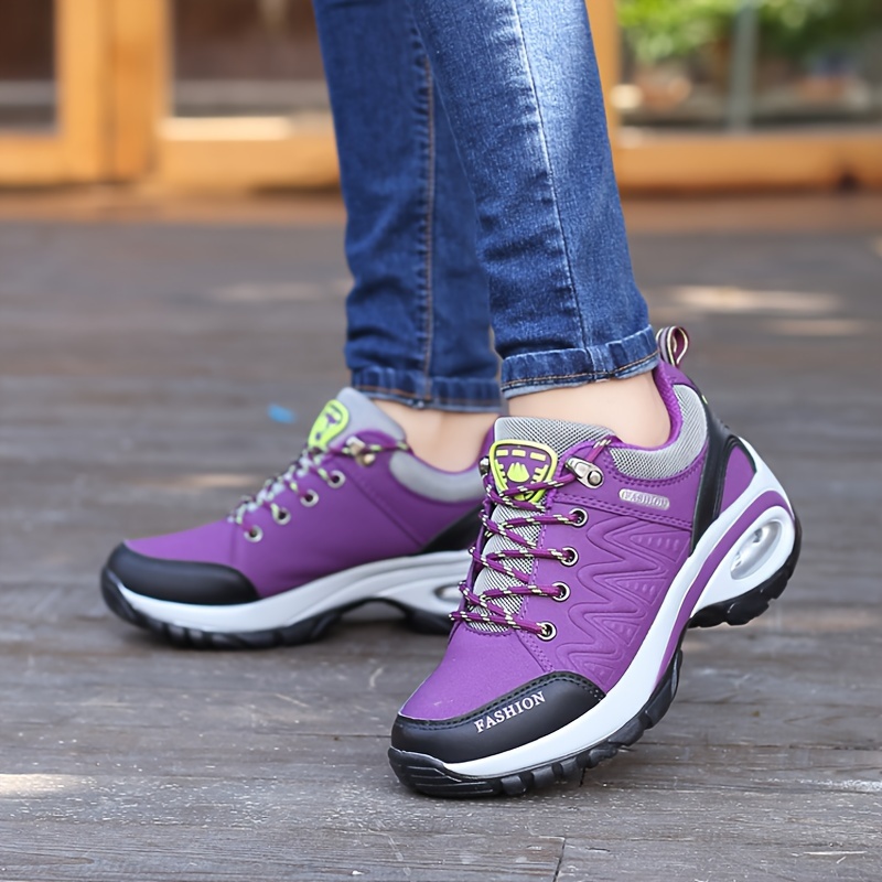 womens comfortable non slip and wear resistant hiking shoes dirty resistant outdoor camping shoes shop now for limitedtime deals temu details 3