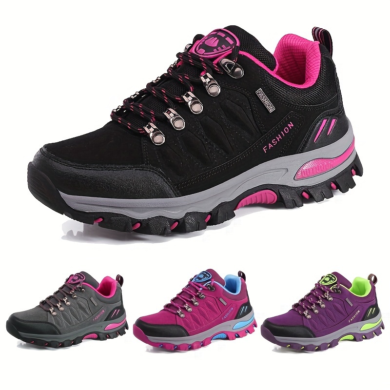 womens comfortable non slip and wear resistant hiking shoes dirty resistant outdoor camping shoes shop now for limitedtime deals temu details 5