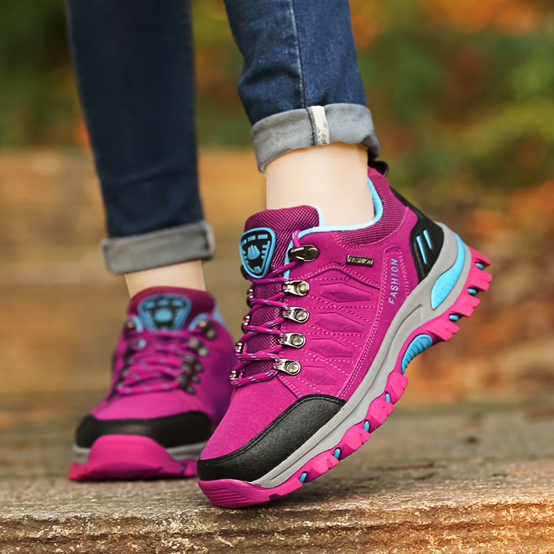 womens comfortable non slip and wear resistant hiking shoes dirty resistant outdoor camping shoes shop now for limitedtime deals temu details 6