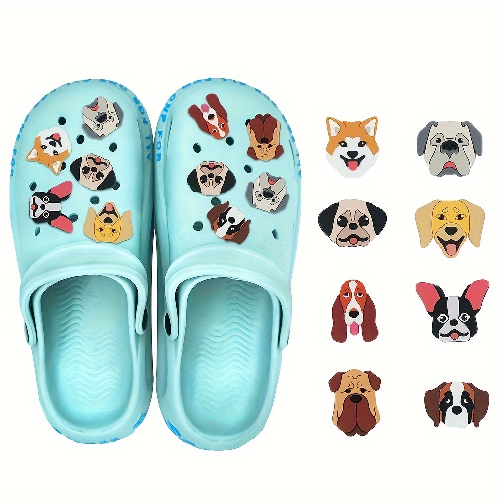 39pcs dog shaped charms shoe decoration charms assorted varieties for sandals sandals slippers durable charms details 4