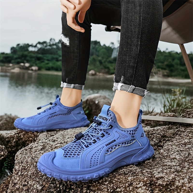 Men s Summer Quick Drying Breathable Wading Shoes, Non Slip Comfy Walking Shoes, Outdoor Hiking Camping details 2