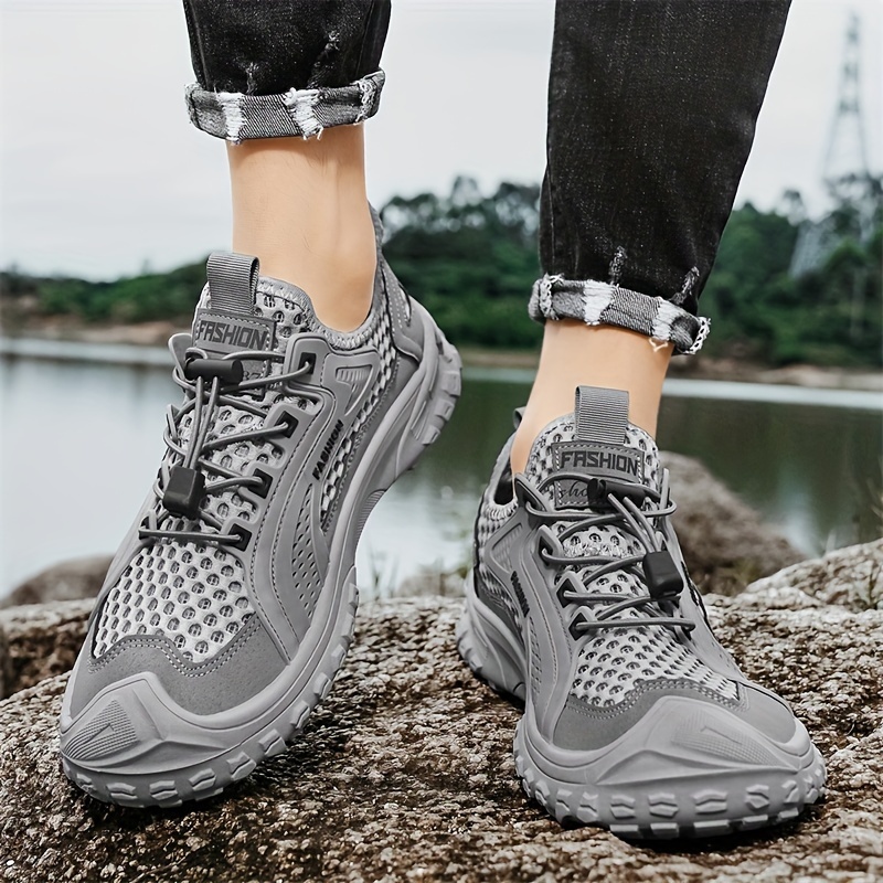 Men s Summer Quick Drying Breathable Wading Shoes, Non Slip Comfy Walking Shoes, Outdoor Hiking Camping details 7