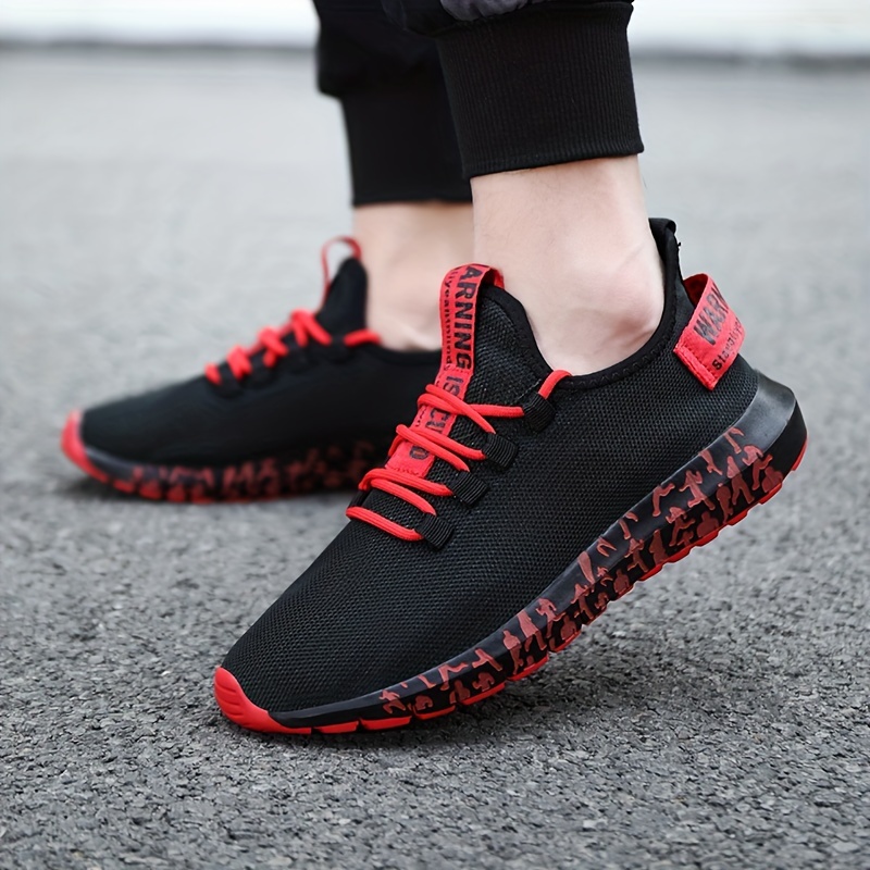 unisex trendy street style breathable running shoes comfy non slip lace up durable sneakers for mens womens outdoor activities details 11