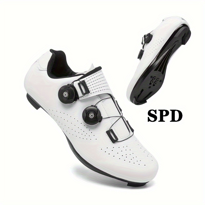 mens professional cycling sneakers compatible with spd cleat breathable sport shoes for mountain bike ridding racing outdoor details 0