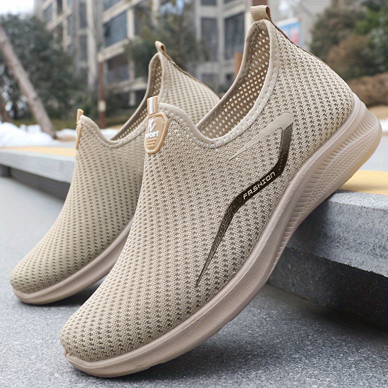 slip on training shoes for men breathable durable outdoor lightweight sneakers for all seasons details 1